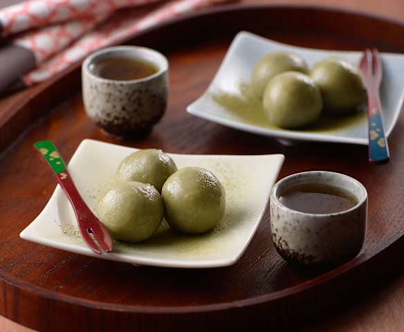 Dumpligs de matcha Dumpligs de matcha