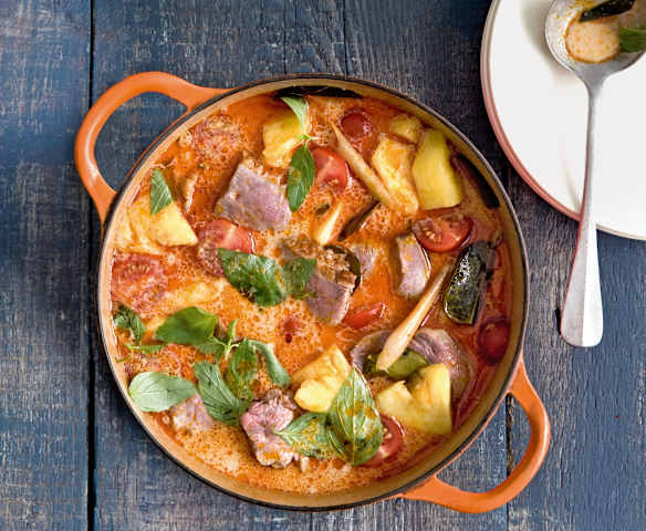 Curry de canard à l'ananas