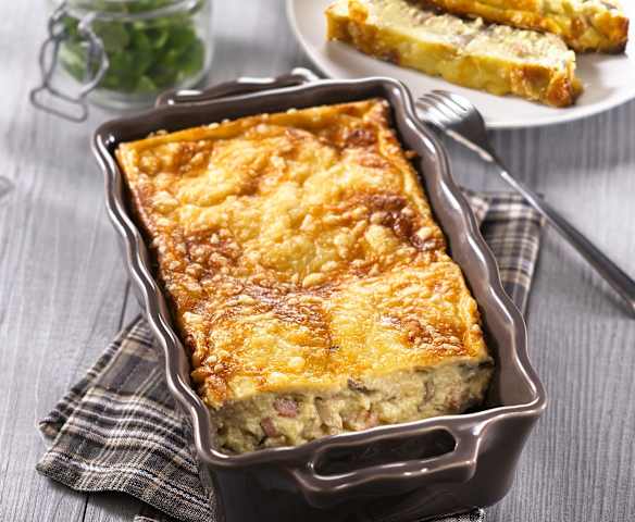 Gratin de comté façon pudding