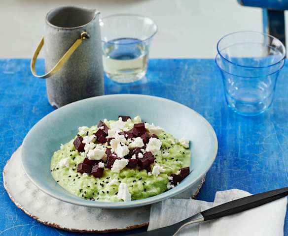 Petersilien-Risotto mit Roter Bete