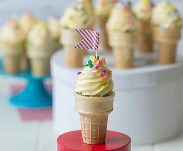 Ice cream cone cupcakes