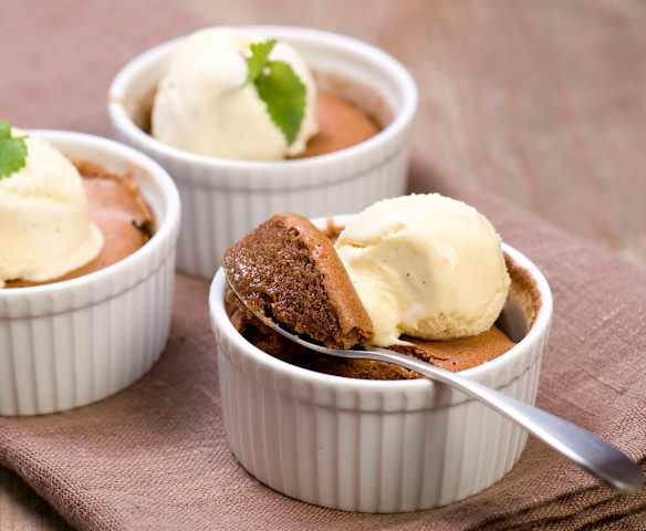 Vláčné čokoládové bábovičky