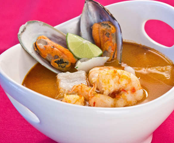 Sopa de mariscos