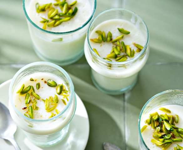 Mouhalabieh (crèmes à la fleur d’oranger)