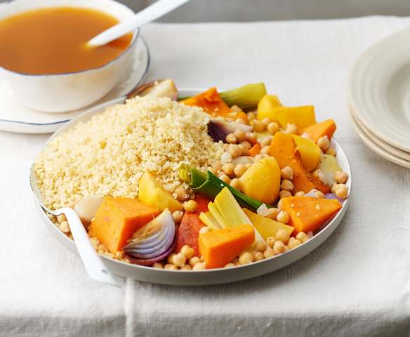 Couscous de légumes d’hiver au boulgour complet Couscous de légumes d’hiver au boulgour complet