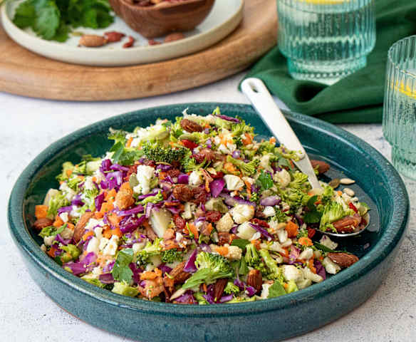 Raw crunch salad (Noni Jenkins)