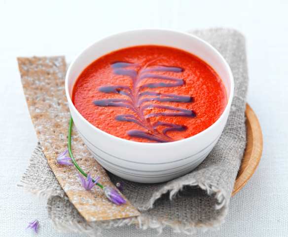 Gazpacho di peperone e aceto balsamico