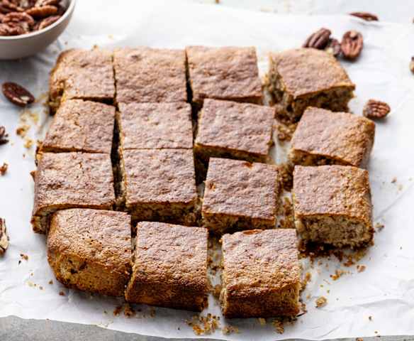 Blondies (sin gluten y sin huevo)