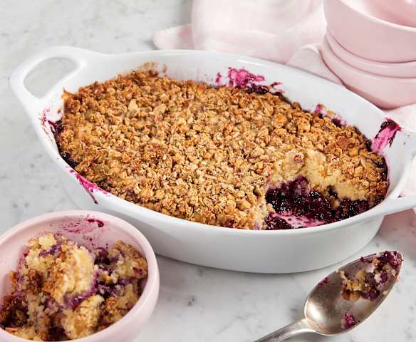 Honey Blueberry Cobbler