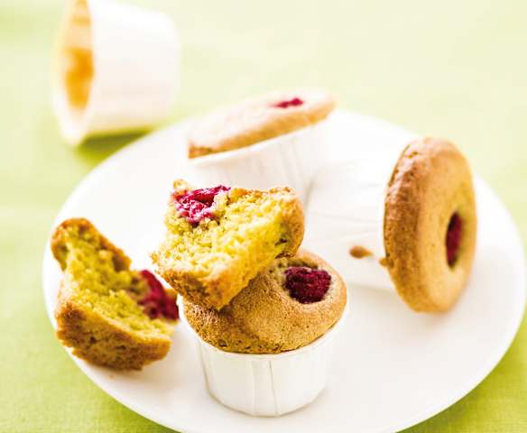 Muffin framboise-pistache Muffin framboise-pistache