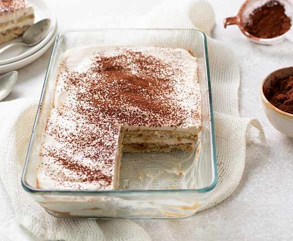 Tiramisú vegano Tiramisú vegano