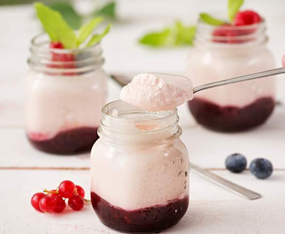 Yogur de frutos rojos