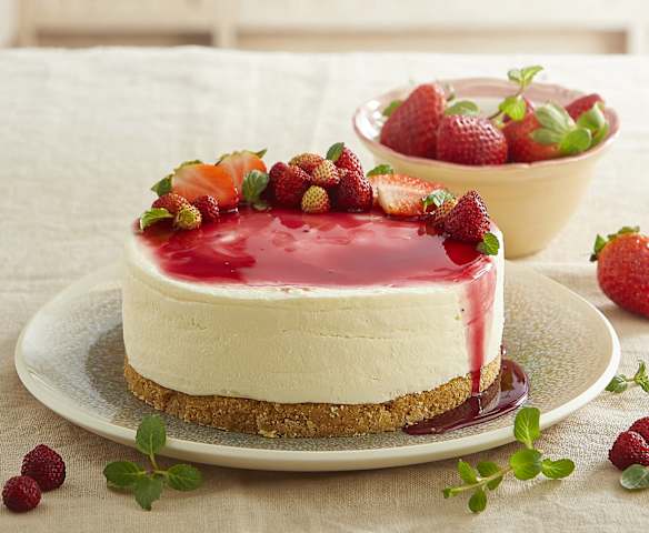Cheesecake alle fragole (senza glutine)