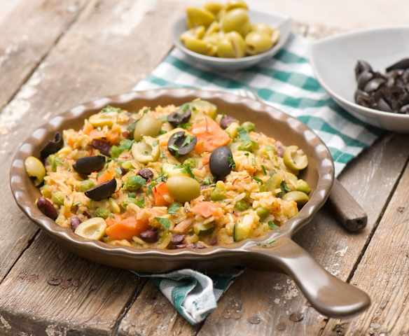 Wege Tex-Mex z brązowym ryżem