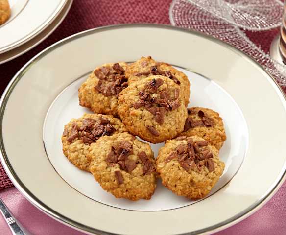 Ovesné bochánky s čokoládou