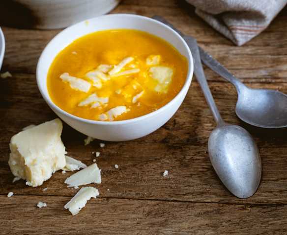 Velouté de carottes au cheddar Velouté de carottes au cheddar