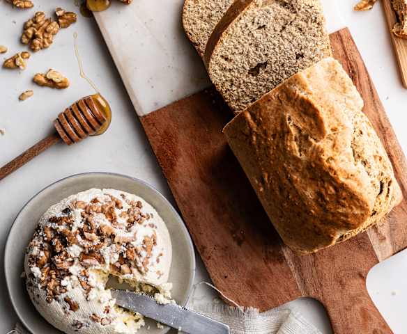 Walnut Fresh Cheese and Whey Soda Bread Walnut Fresh Cheese and Whey Soda Bread