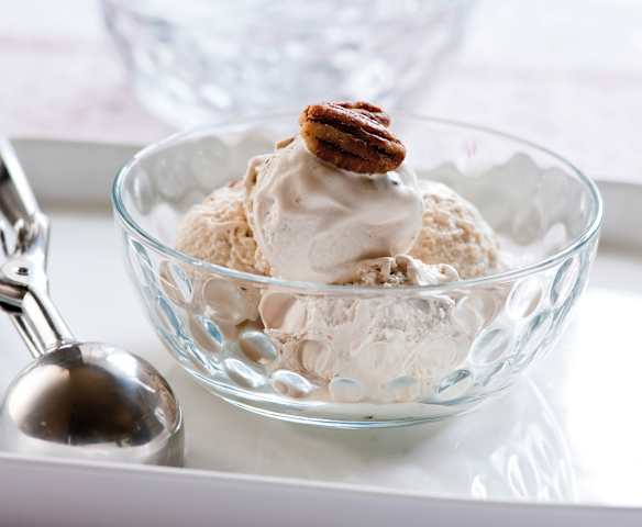 Sweet Corn, Pecan and Vanilla Ice-Cream