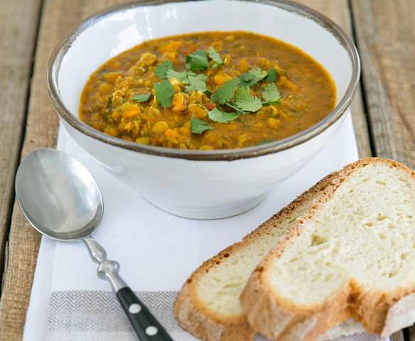 Vegetable harrira soup