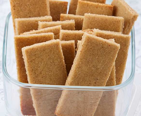 Galletas de plátano para dentición
