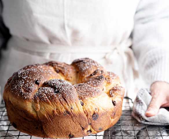Brioche mit Cremelikör