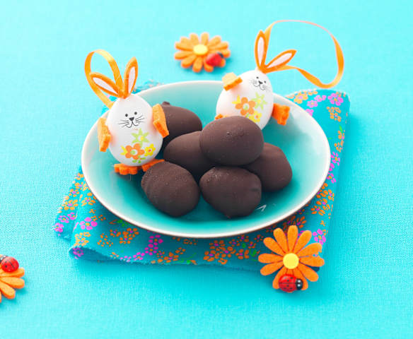 Œufs de Pâques chocolat-menthe