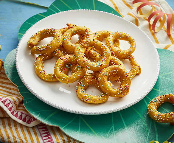 Tarallini fritti al miele e mandarini