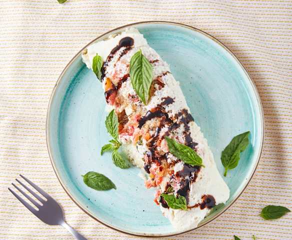 Omelete Caprese de claras