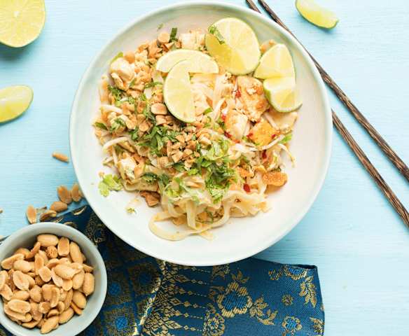 Pad Thai mit Huhn