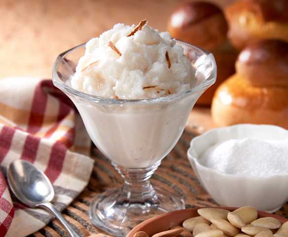 Σορμπέ αμυγδάλου