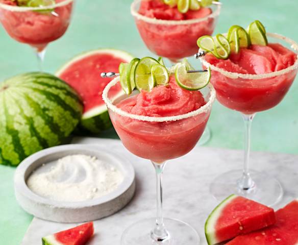 Bianca Mazur's watermelon and orange margarita