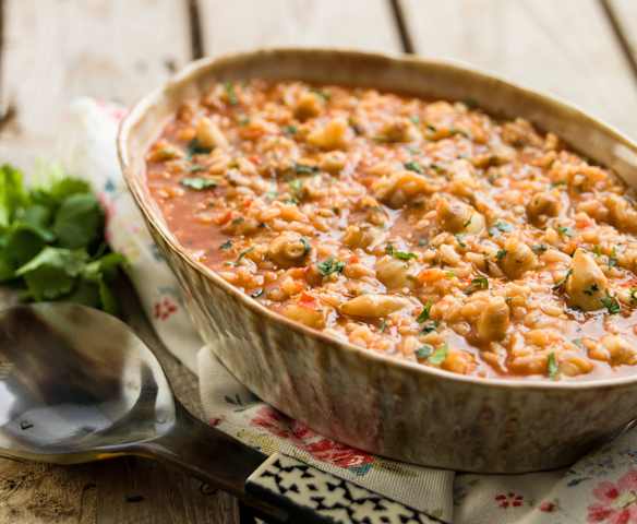 Arroz de lingueirão