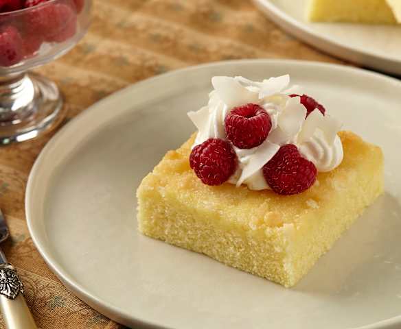 Kokosový koláč se smetanou