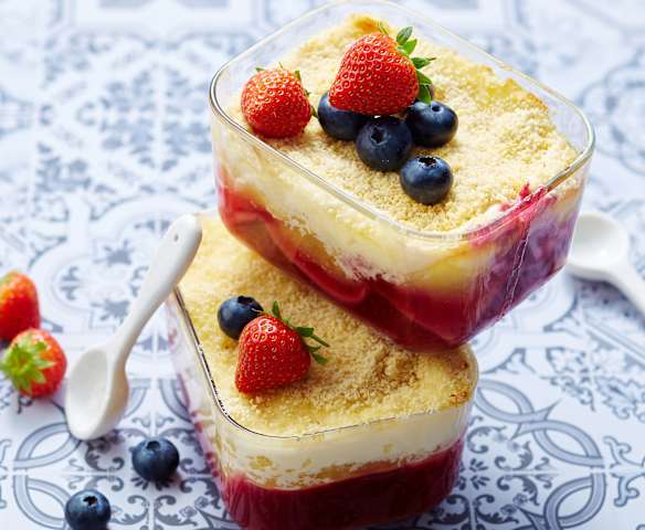 Lasagnes compote de pommes et fruits rouges Lasagnes compote de pommes et fruits rouges