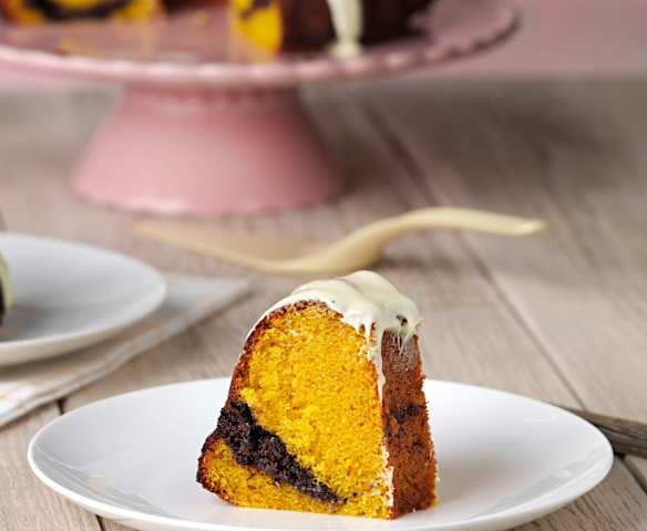 Bizcocho de zanahoria y chocolate