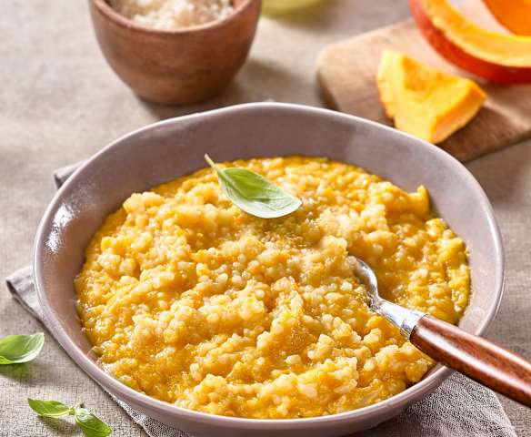 Risotto de potiron au lait de coco