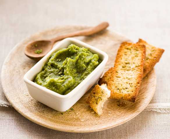 Purée de pois mange-tout