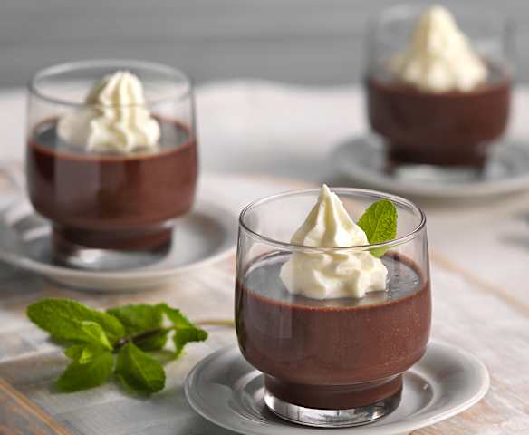 Bavaroises de chocolate con menta Bavaroises de chocolate con menta