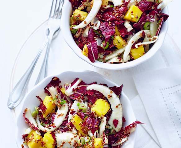 Mango-Radicchio-Salat mit Quinoa