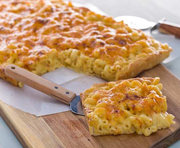 Pizza Mac 'n' Cheese (pizza de macarrones)