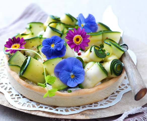 Tarte fraîcheur à la courgette