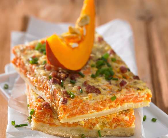 Kürbisquiche