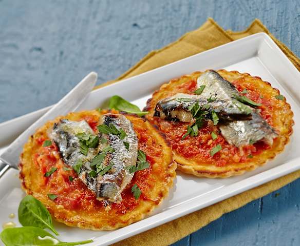 Tarte fine aux sardines