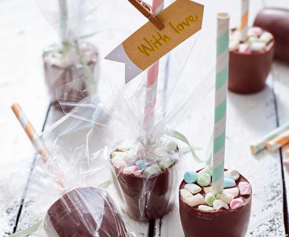 Hot chocolate on a stick