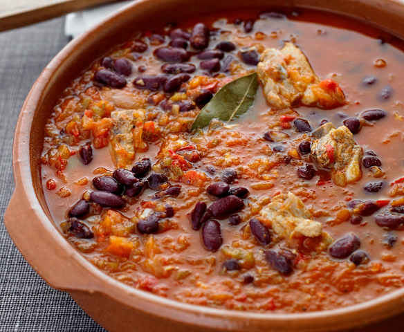 Guiso de judías con costillas