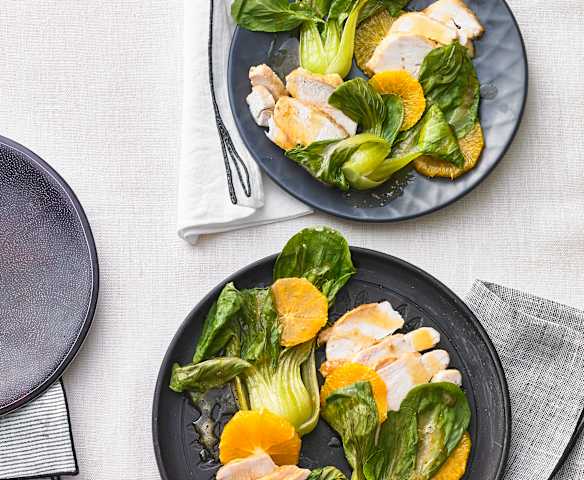 Hähnchenbrust mit Orangen-Sojasauce