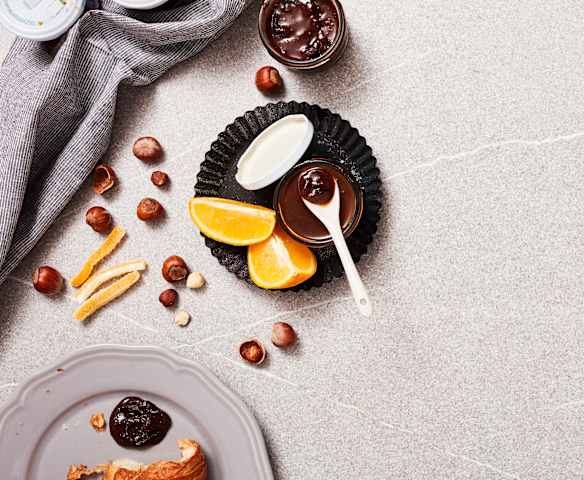 Haselnuss-Orangen-Creme