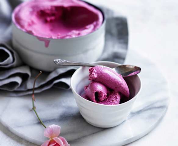 Blackberry Frozen Yogurt