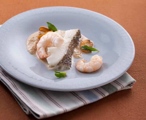 比目魚佐香草奶油