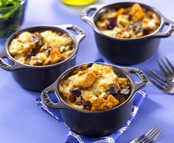 Cocottes gratinées à la grecque